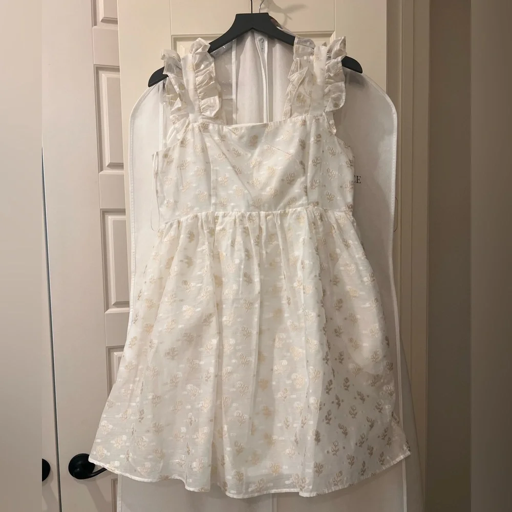 English Factory white mini dress - Picture 3 of 4